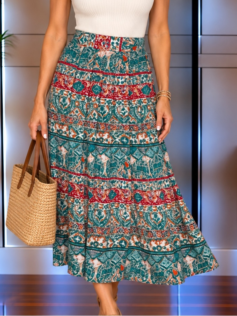 Tan Jay Skirt‎ nwt